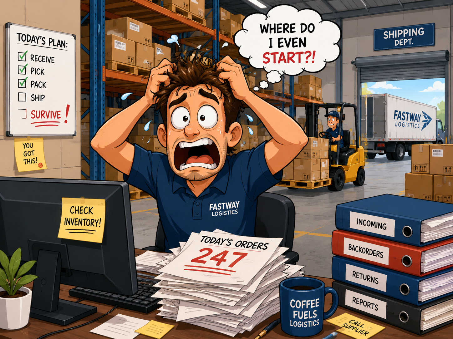 Avant / après gestion de stock