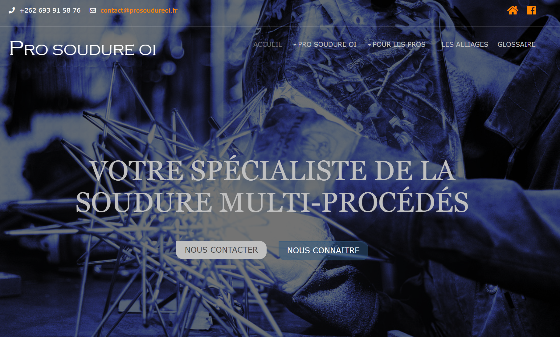 Capture - Site vitrine orienté contacts